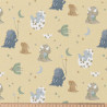 Printed Cotton AMAGARA Beige / Green